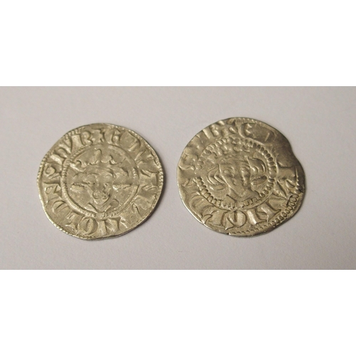 414 - Ten Edward I (1272-1307) Long Cross silver pennies