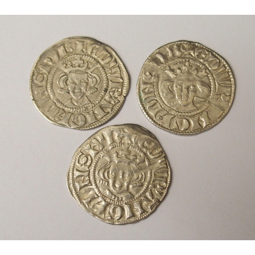 415 - Ten Edward I (1272-1307) Long Cross silver pennies