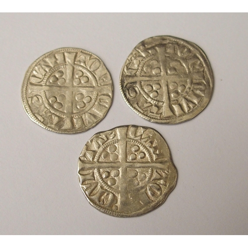 415 - Ten Edward I (1272-1307) Long Cross silver pennies