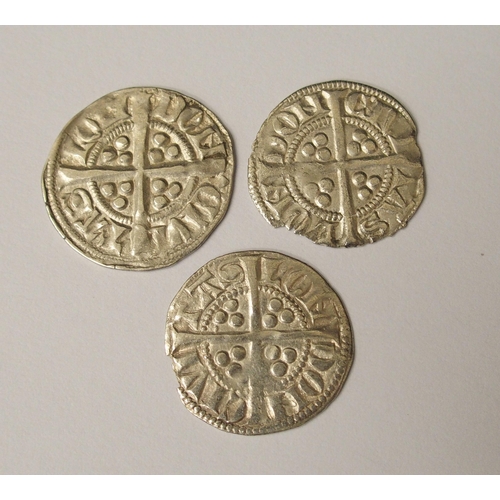 416 - Ten Edward I (1272-1307) Long Cross silver pennies