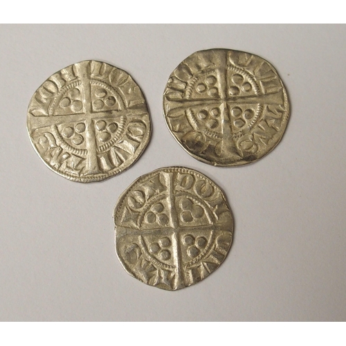 416 - Ten Edward I (1272-1307) Long Cross silver pennies