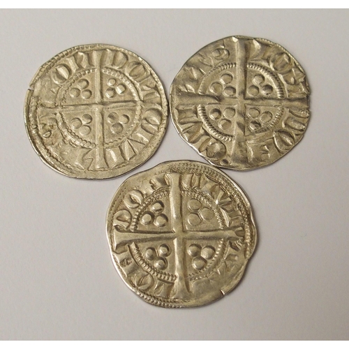 417 - Ten Edward I (1272-1307) Long Cross silver pennies