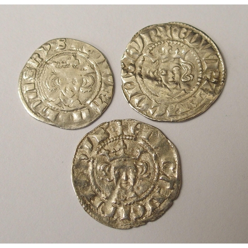 418 - Ten Edward I (1272-1307) Long Cross silver pennies