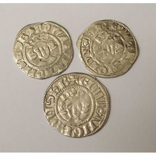 418 - Ten Edward I (1272-1307) Long Cross silver pennies