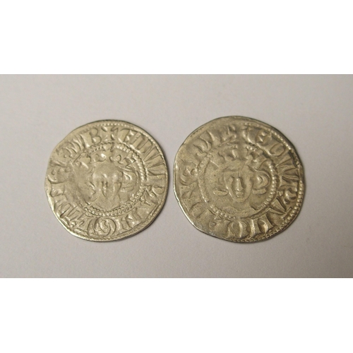 418 - Ten Edward I (1272-1307) Long Cross silver pennies