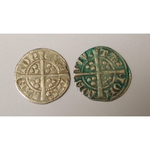 418 - Ten Edward I (1272-1307) Long Cross silver pennies