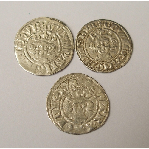 419 - Ten Edward I (1272-1307) Long Cross silver pennies