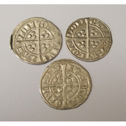 419 - Ten Edward I (1272-1307) Long Cross silver pennies