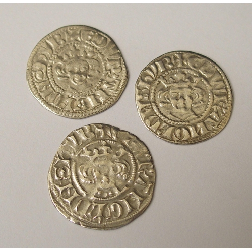 419 - Ten Edward I (1272-1307) Long Cross silver pennies