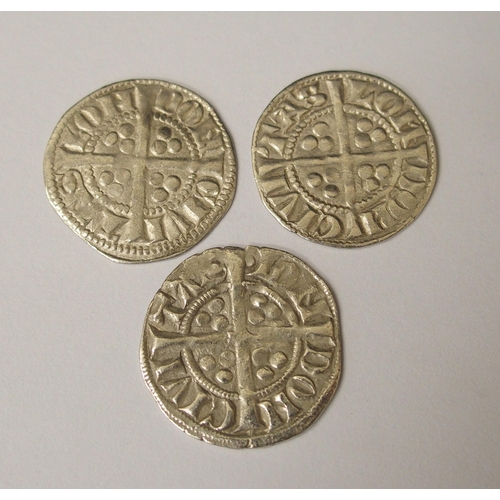 419 - Ten Edward I (1272-1307) Long Cross silver pennies