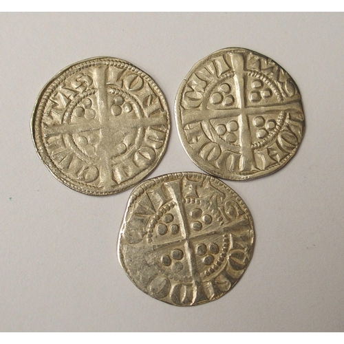 420 - Ten Edward I (1272-1307) Long Cross silver pennies