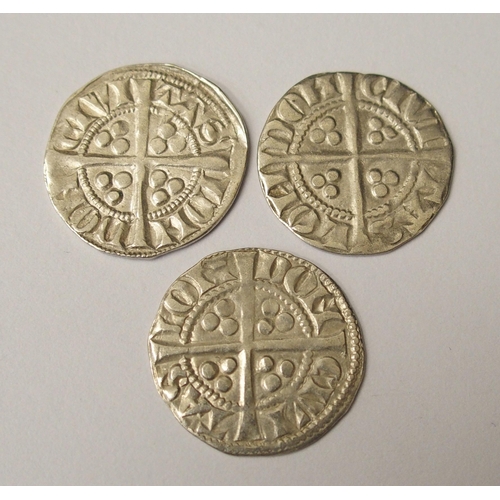 420 - Ten Edward I (1272-1307) Long Cross silver pennies