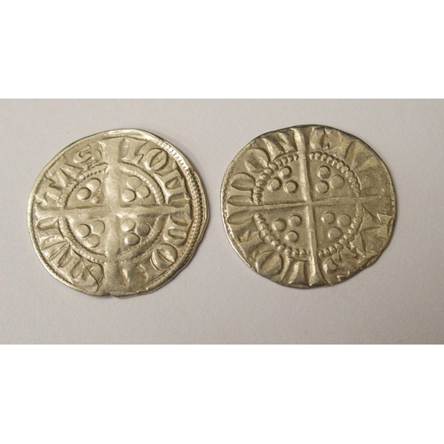 420 - Ten Edward I (1272-1307) Long Cross silver pennies