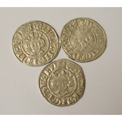 421 - Ten Edward I (1272-1307) Long Cross silver pennies