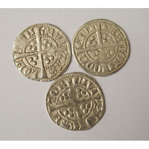 421 - Ten Edward I (1272-1307) Long Cross silver pennies