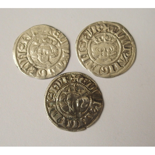 421 - Ten Edward I (1272-1307) Long Cross silver pennies