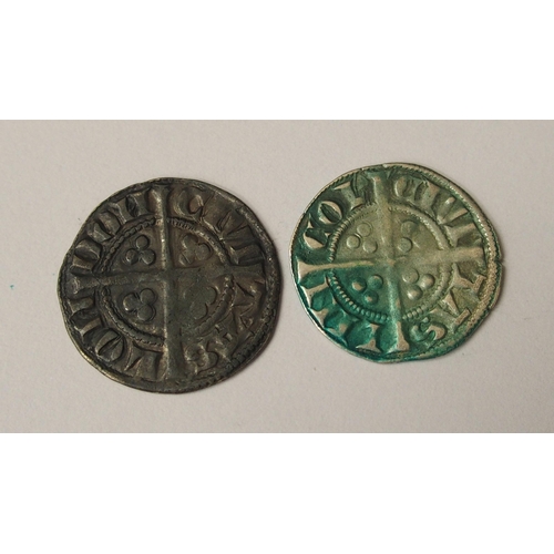 421 - Ten Edward I (1272-1307) Long Cross silver pennies