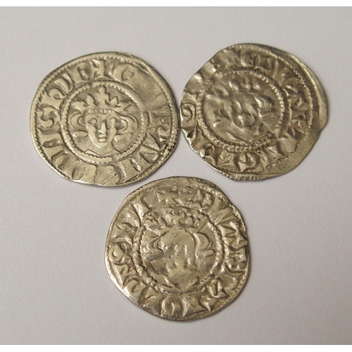 422 - Ten Edward I (1272-1307) Long Cross silver pennies