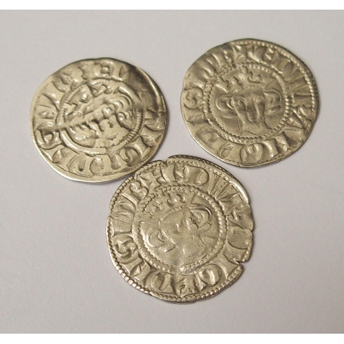 422 - Ten Edward I (1272-1307) Long Cross silver pennies