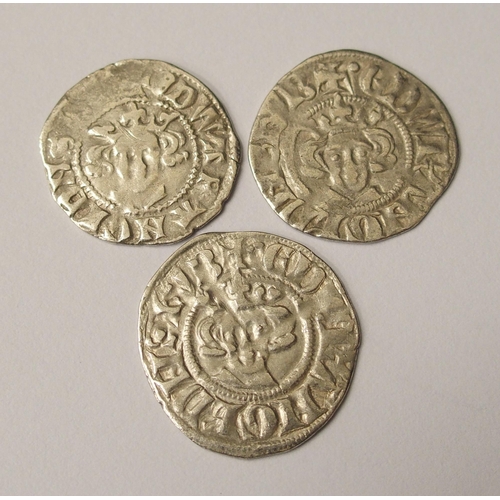 423 - Ten Edward I (1272-1307) Long Cross silver pennies