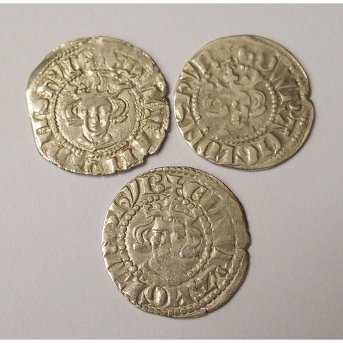 424 - Ten Edward I (1272-1307) Long Cross silver pennies