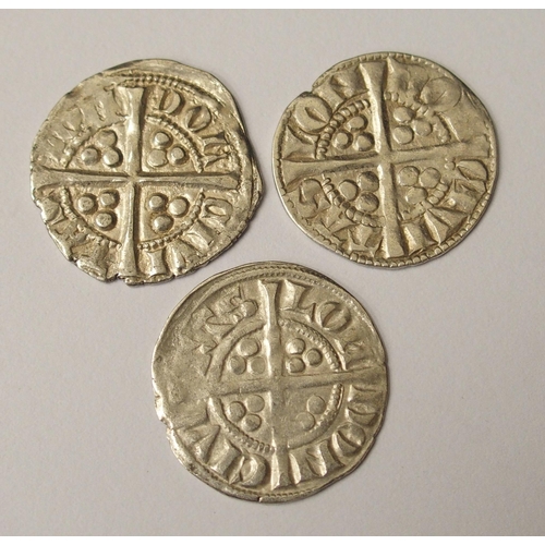 424 - Ten Edward I (1272-1307) Long Cross silver pennies