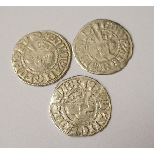 424 - Ten Edward I (1272-1307) Long Cross silver pennies