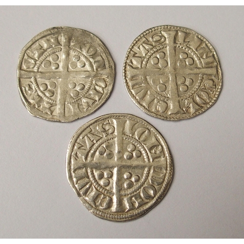 425 - Ten Edward I (1272-1307) Long Cross silver pennies