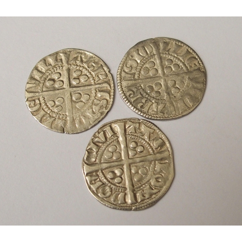 429 - Ten Edward I (1272-1307) Long Cross silver pennies