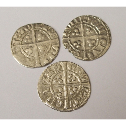 430 - Ten Edward I (1272-1307) Long Cross silver pennies