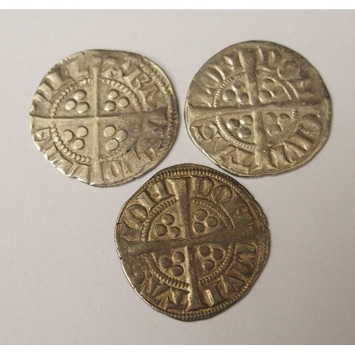 431 - Ten Edward I (1272-1307) Long Cross silver pennies