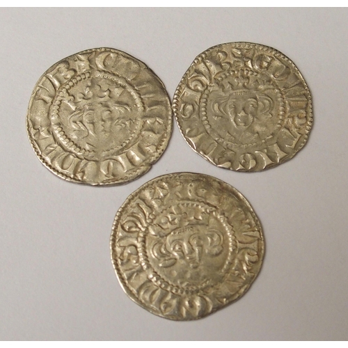 431 - Ten Edward I (1272-1307) Long Cross silver pennies