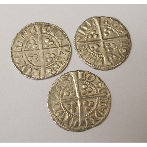 431 - Ten Edward I (1272-1307) Long Cross silver pennies