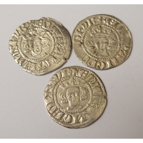 435 - Ten Edward I (1272-1307) Long Cross silver pennies