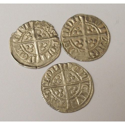 435 - Ten Edward I (1272-1307) Long Cross silver pennies