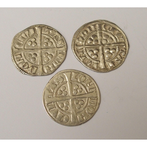 435 - Ten Edward I (1272-1307) Long Cross silver pennies