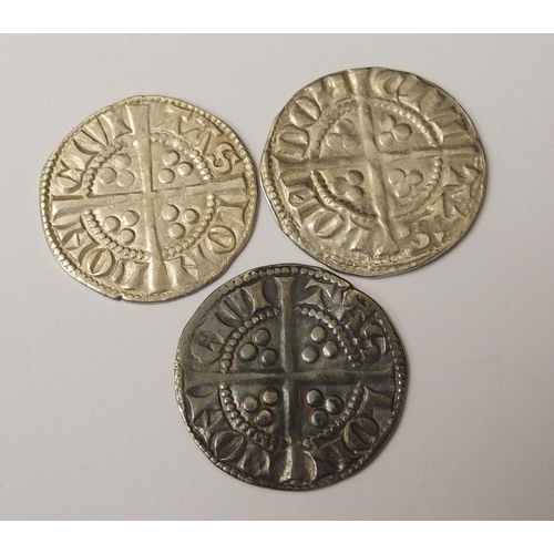 436 - Ten Edward I (1272-1307) Long Cross silver pennies