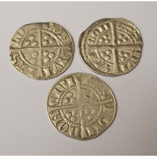 437 - Ten Edward I (1272-1307) Long Cross silver pennies