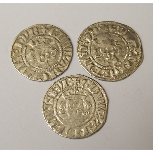 437 - Ten Edward I (1272-1307) Long Cross silver pennies