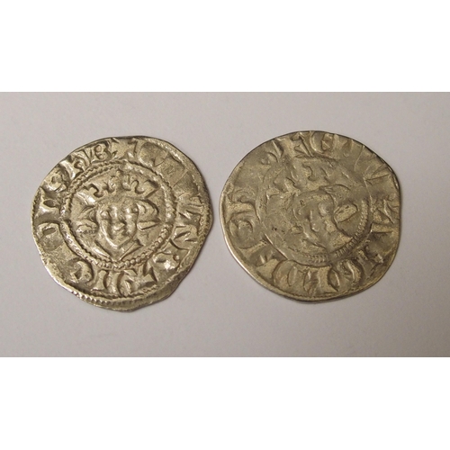 437 - Ten Edward I (1272-1307) Long Cross silver pennies