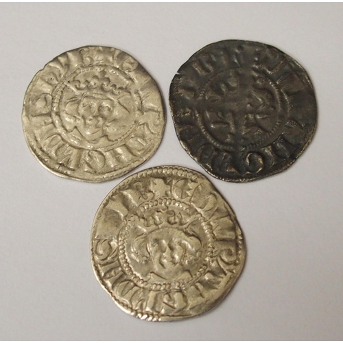 438 - Eleven Edward I (1272-1307) Long Cross silver pennies