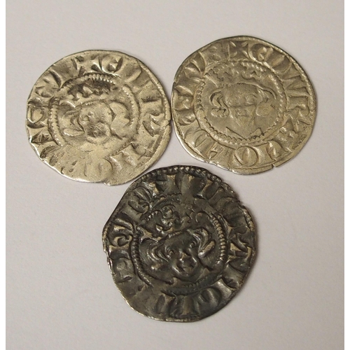 438 - Eleven Edward I (1272-1307) Long Cross silver pennies