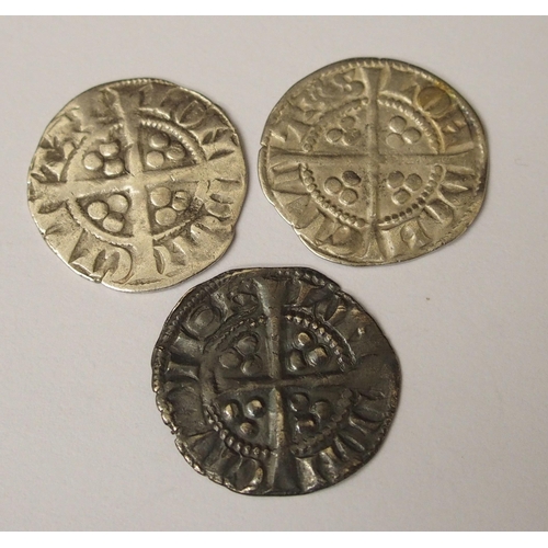 438 - Eleven Edward I (1272-1307) Long Cross silver pennies