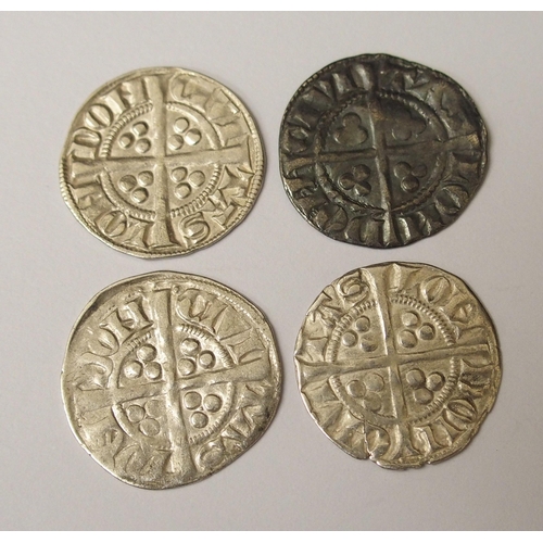 439 - Twelve Edward I (1272-1307) Long Cross silver pennies