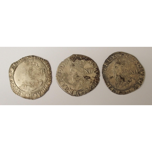 445 - Charles I 1632-63 silver shilling