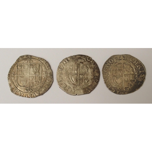 445 - Charles I 1632-63 silver shilling