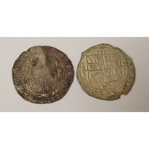 445 - Charles I 1632-63 silver shilling