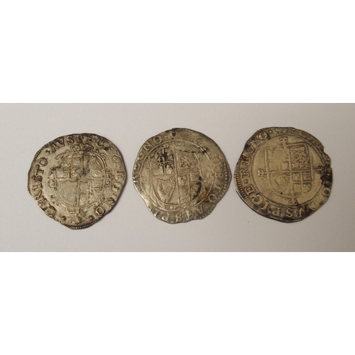 445 - Charles I 1632-63 silver shilling