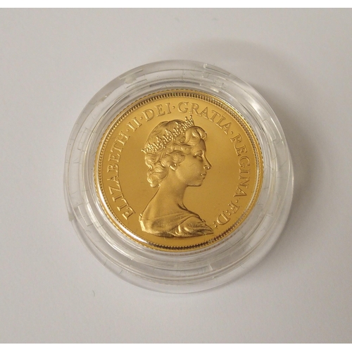 450 - 1980 Elizabeth II gold proof sovereign