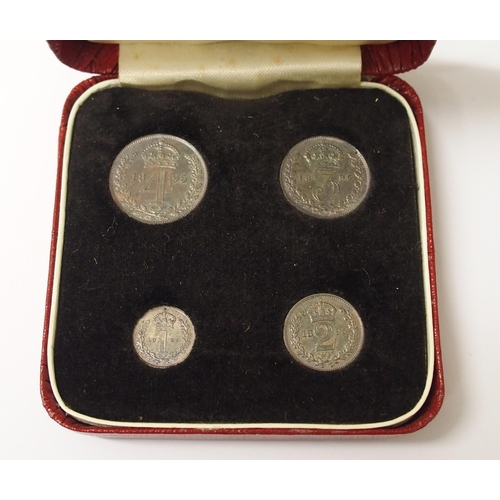 451 - 1895 Queen Victoria Maundy set